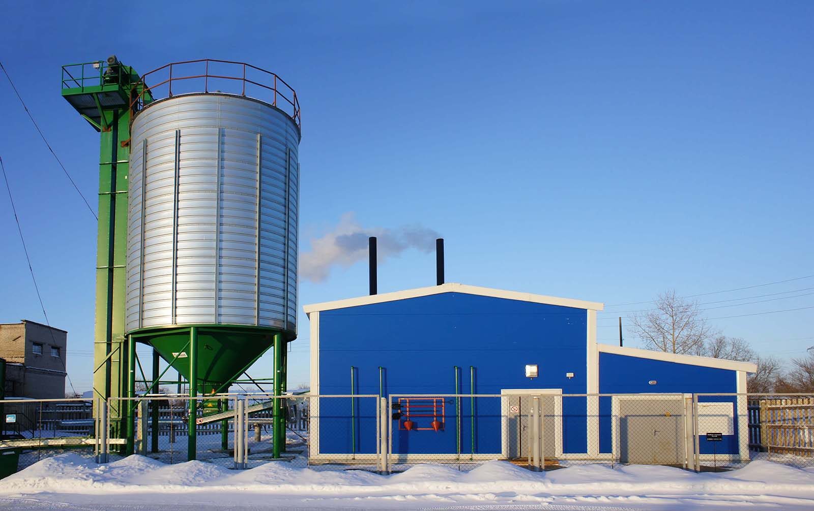 Installation Hekotek en fonctionnement sur un site industriel